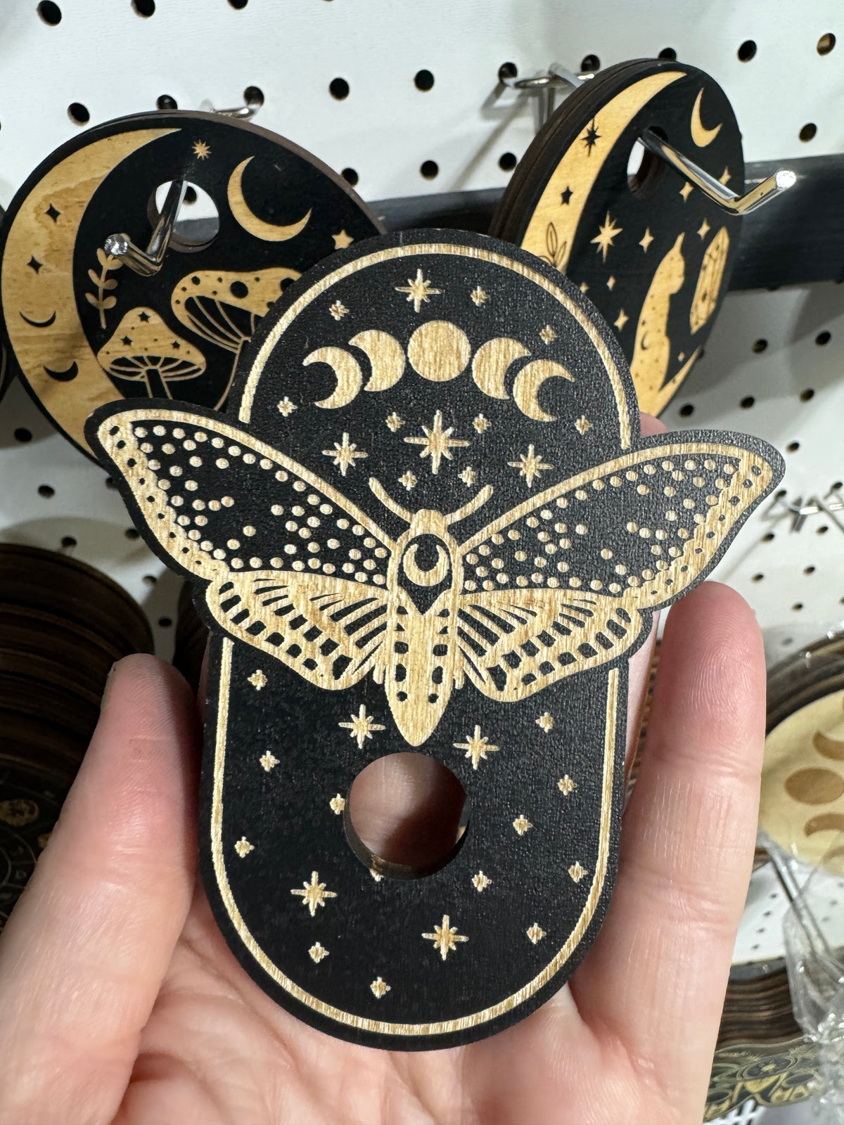 Wooden Crystal Sphere Holders
