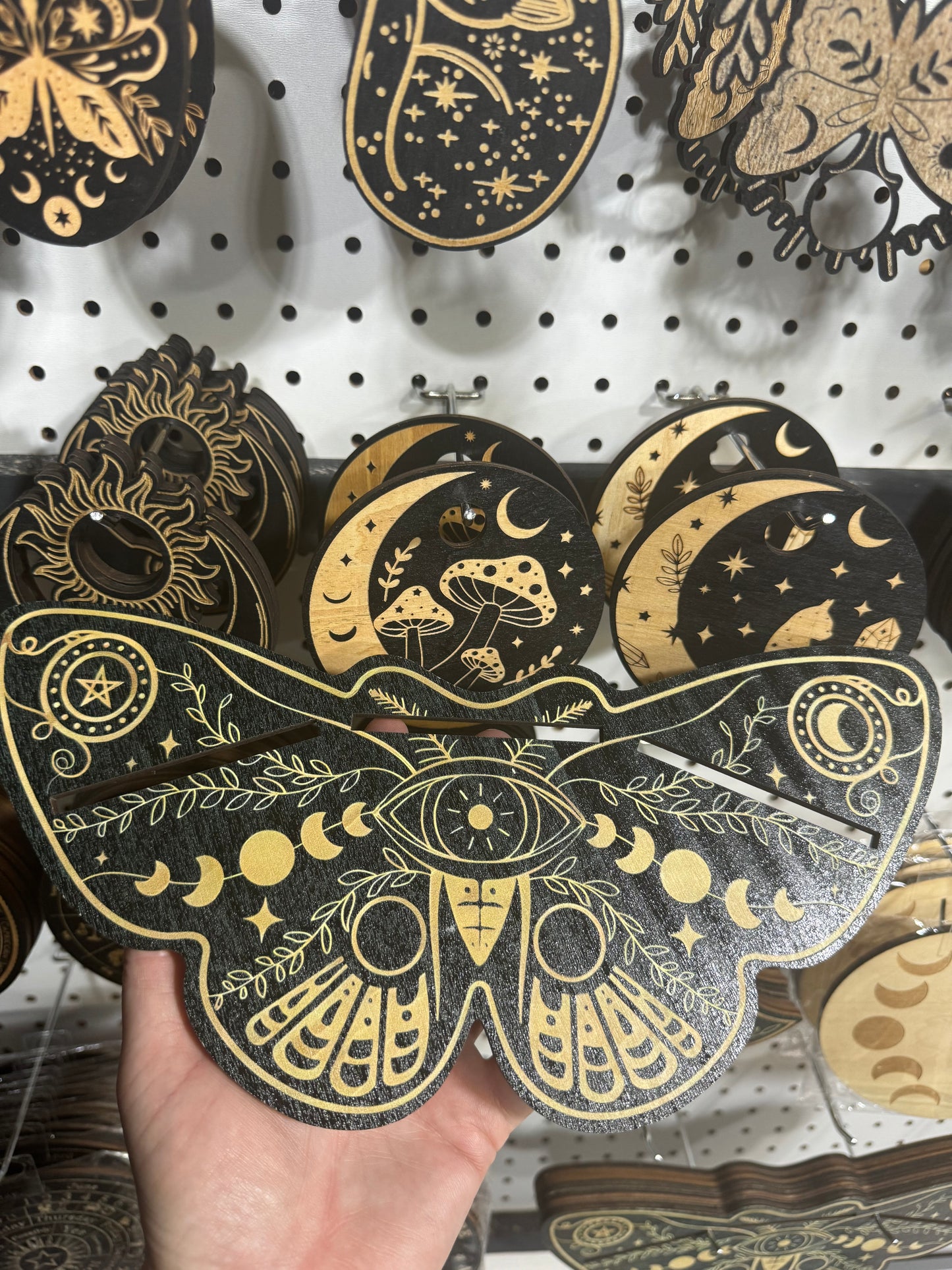 Wooden Tarot Card Holder