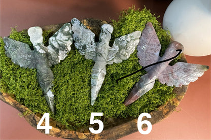 Moss Agate Daggers (You Choose)