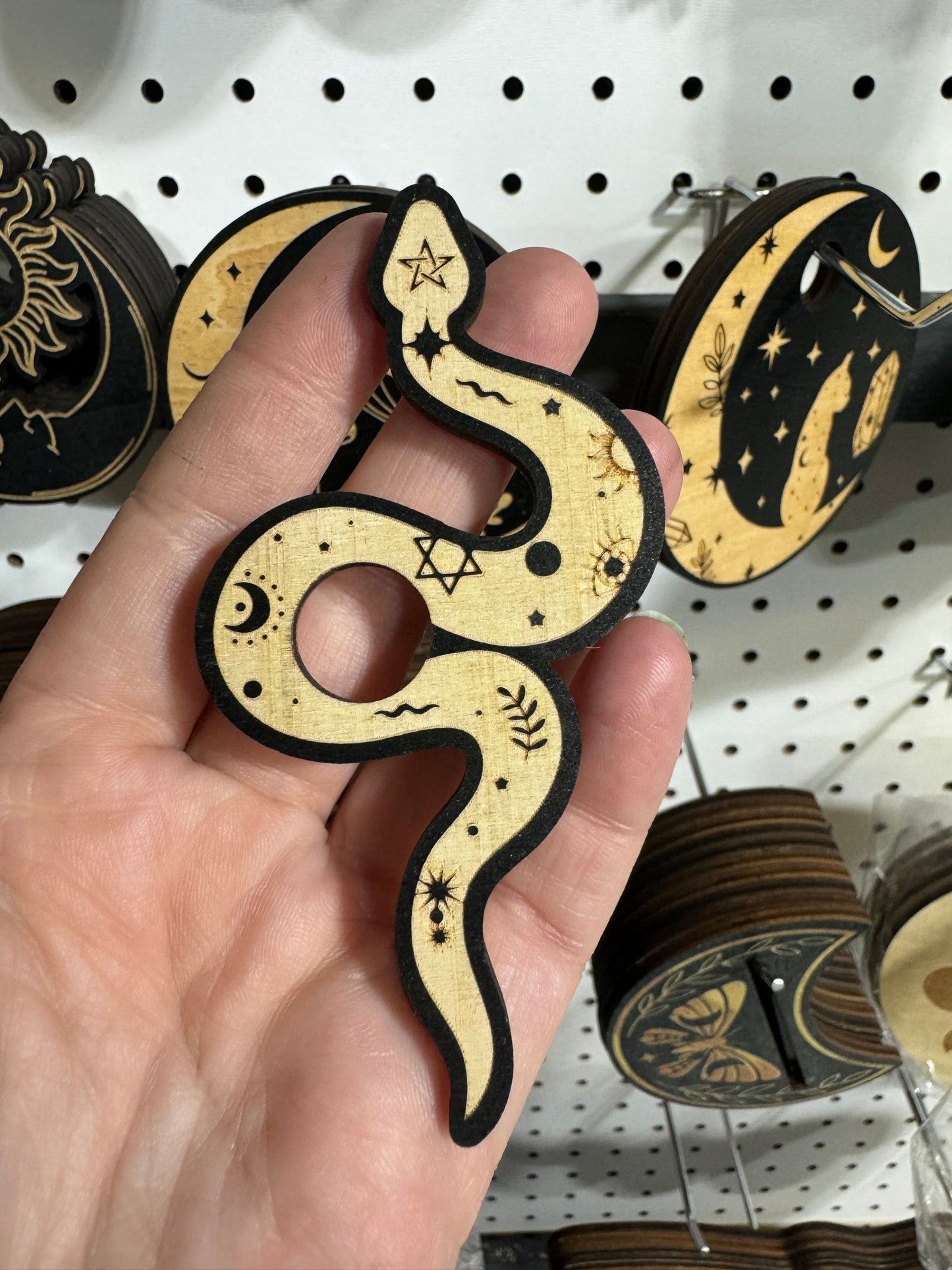 Wooden Crystal Sphere Holders