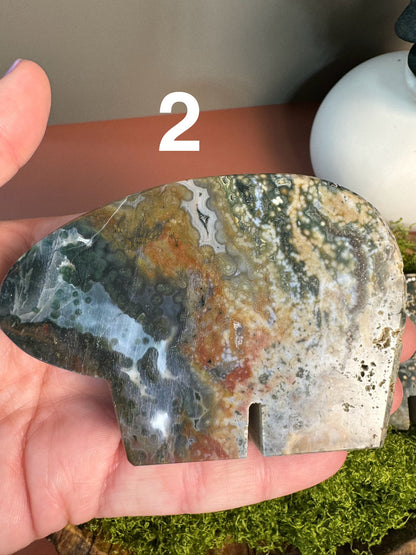 Orbicular Jasper Bears (You Choose)