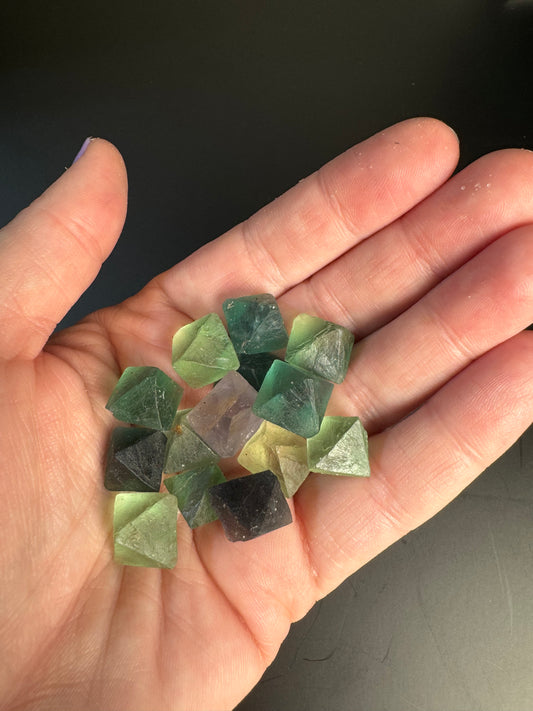 Fluorite Octahedrons - Mini (Intuitively Selected)