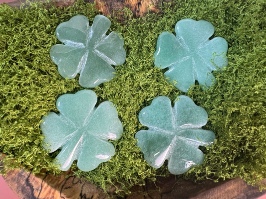 Green Aventurine Four Leaf Clover (Intuitively Chosen)