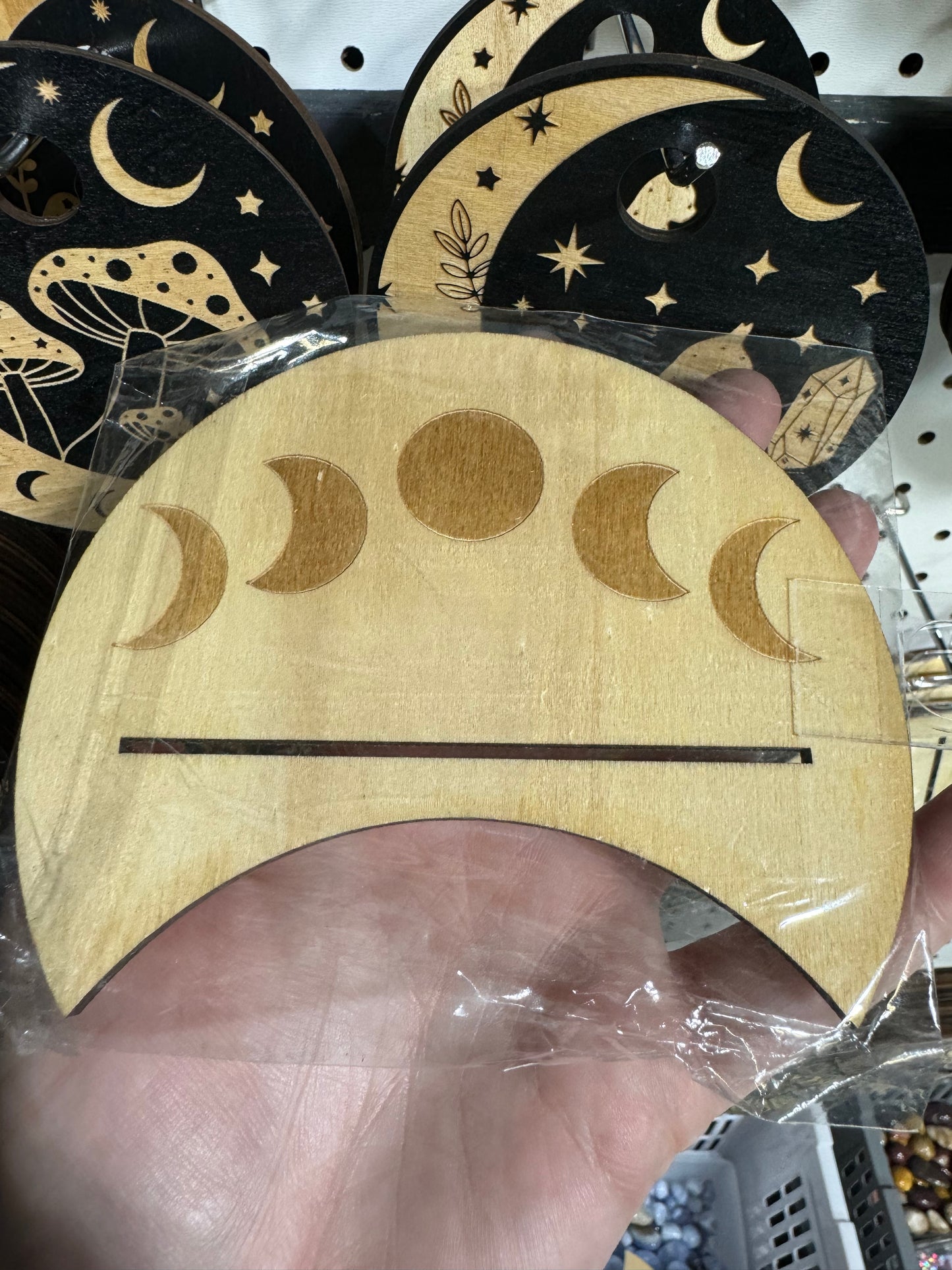 Wooden Tarot Card Holder