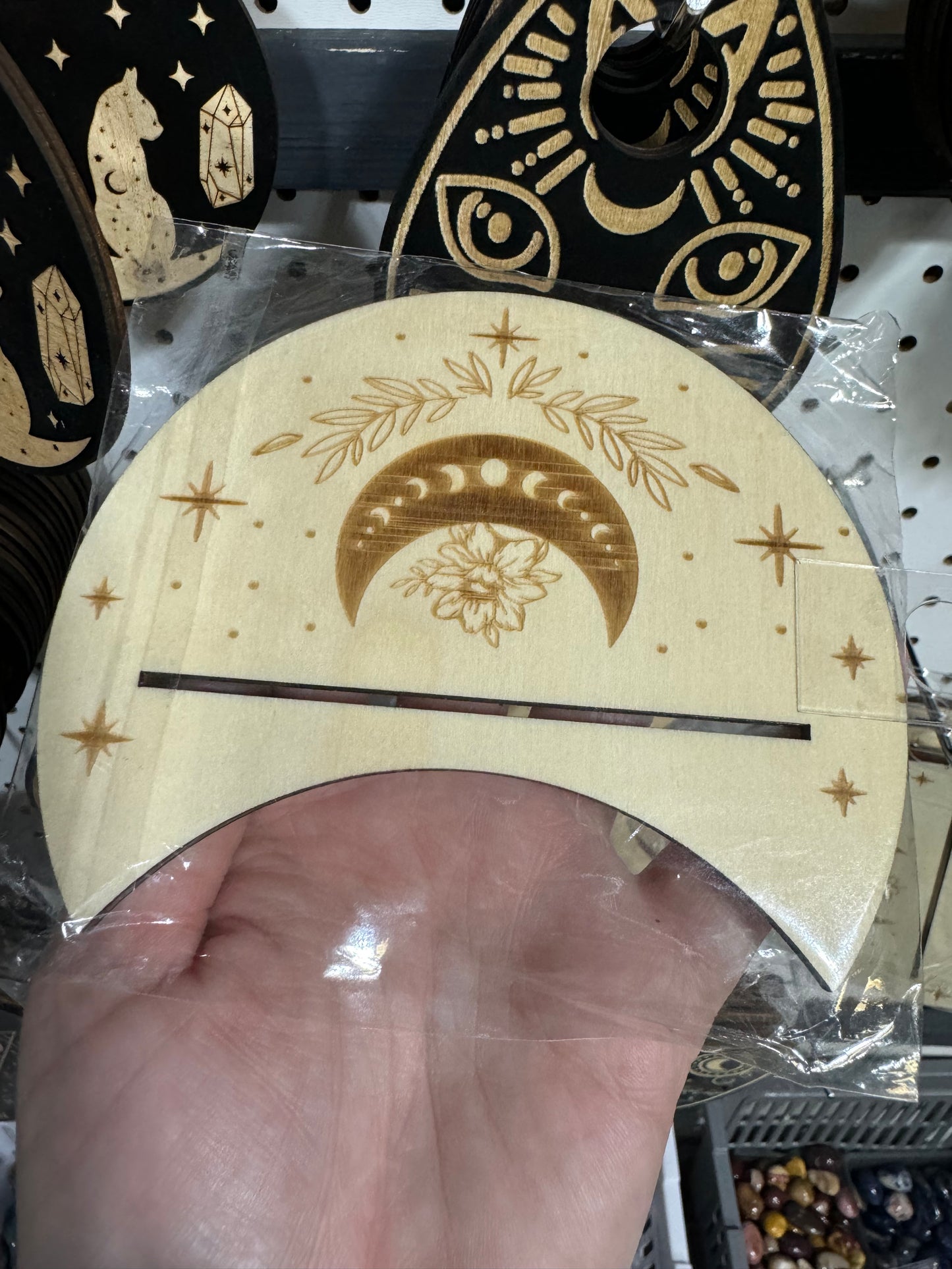 Wooden Tarot Card Holder