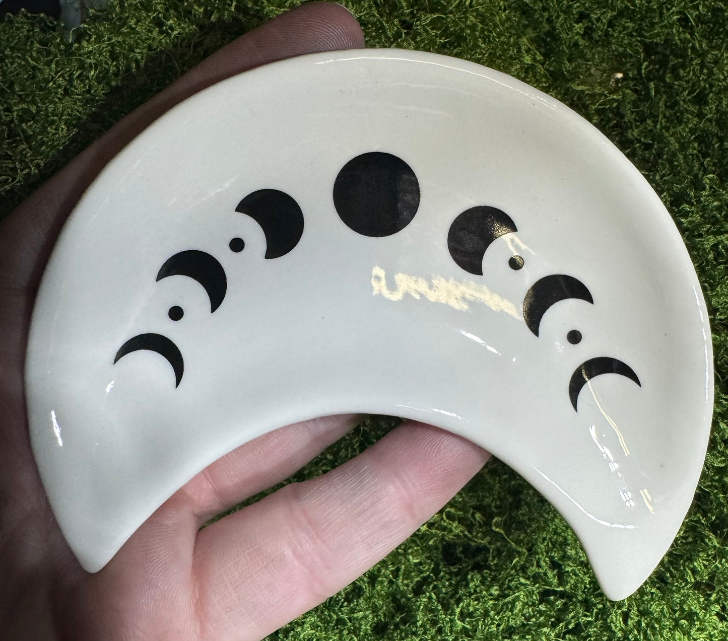 Moon Phase Ceramic Dish