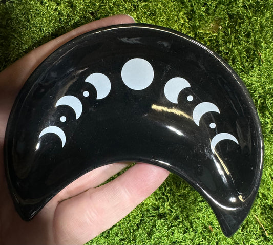 Moon Phase Ceramic Dish