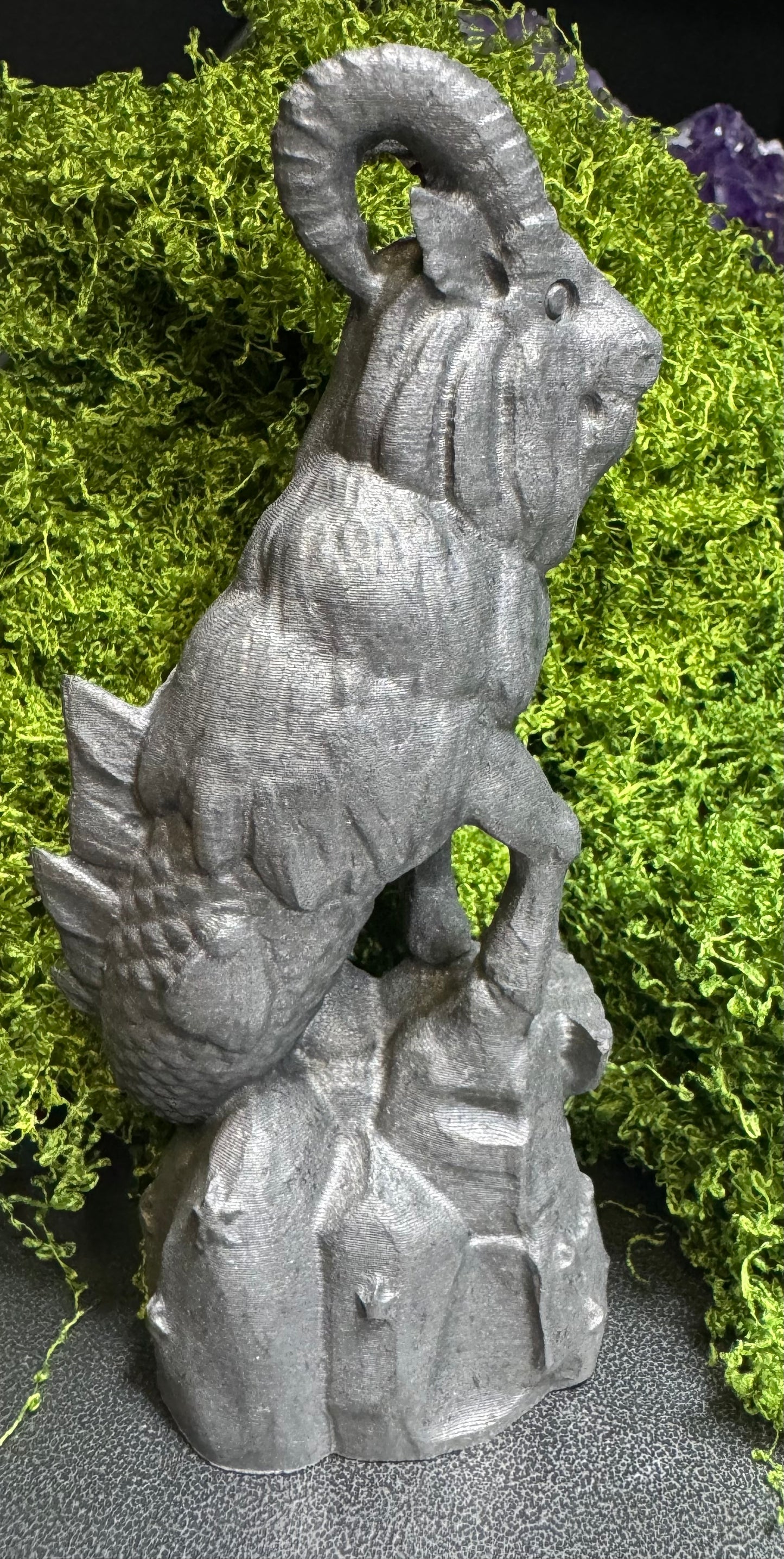 Shungite Capricorn Sea Goat Carving