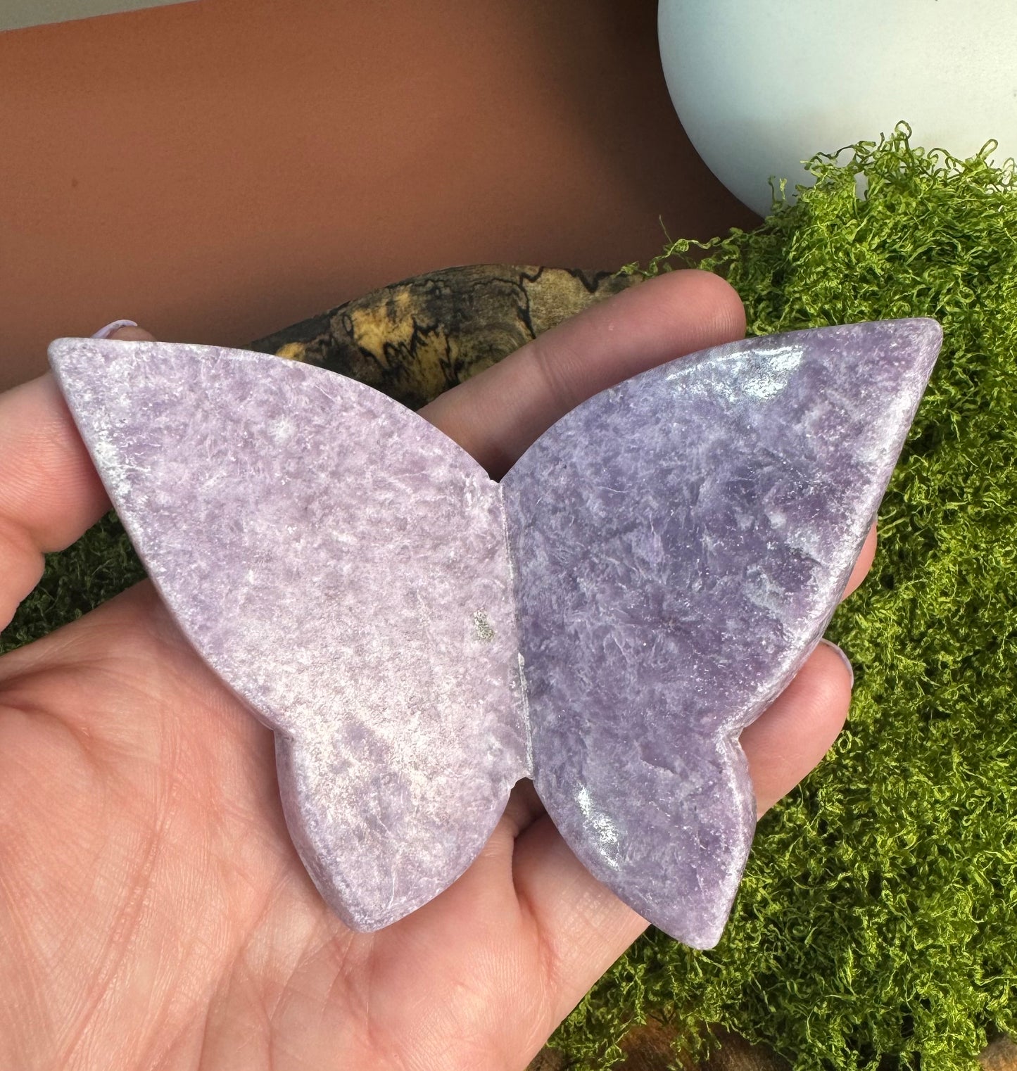 Lepidolite 3D Butterfly