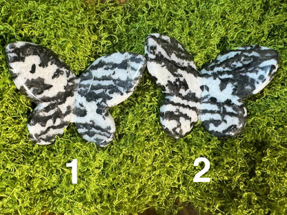 Zebra Jasper 3D Butterfly (You Choose)