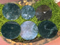 Moss Agate Disks (Intuitively Chosen)