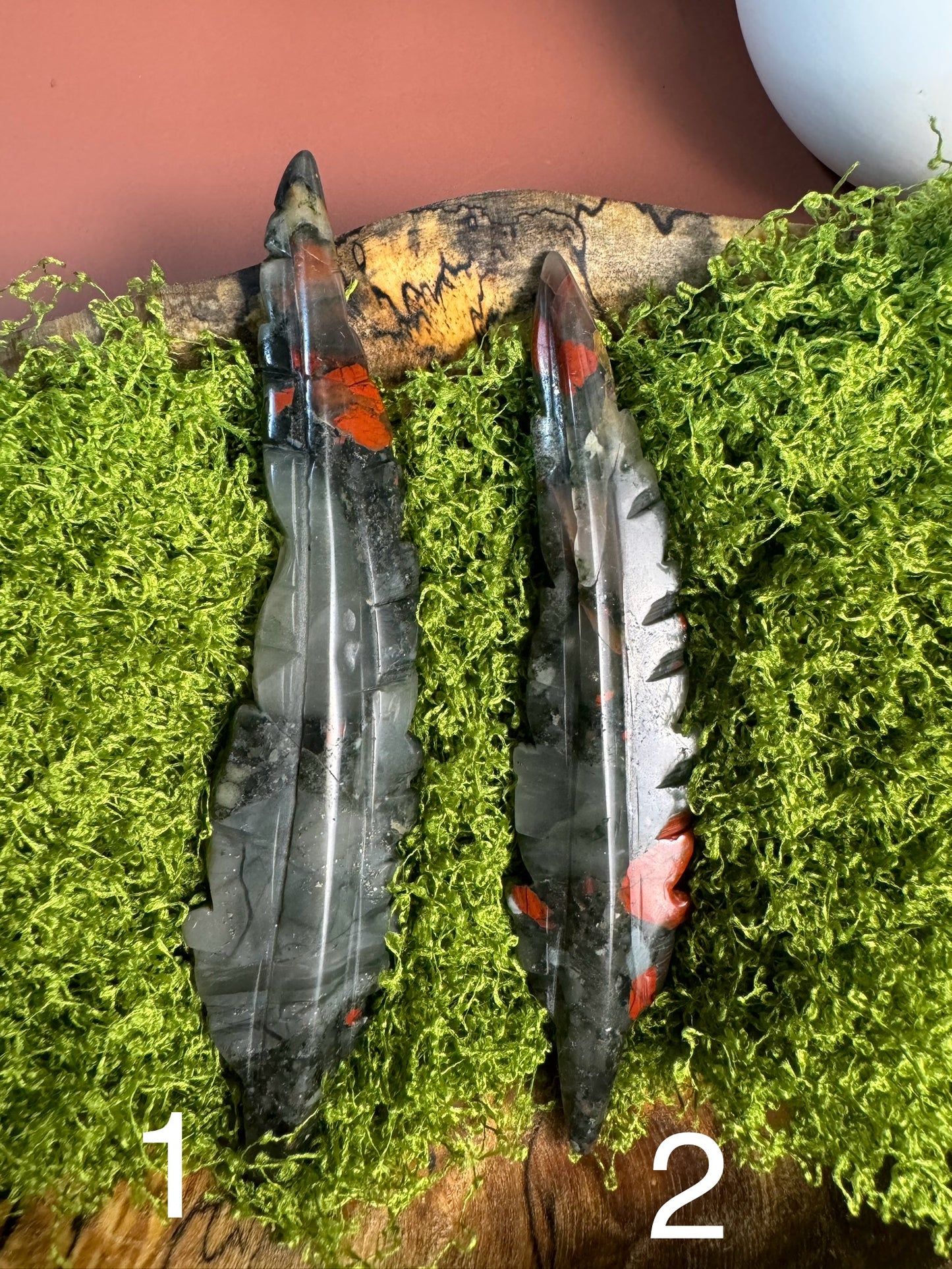 African Bloodston Feather (You Choose)