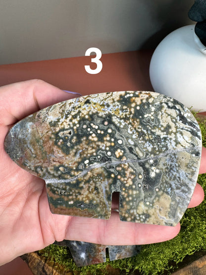 Orbicular Jasper Bears (You Choose)