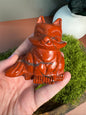 Red Jasper Fox Carving