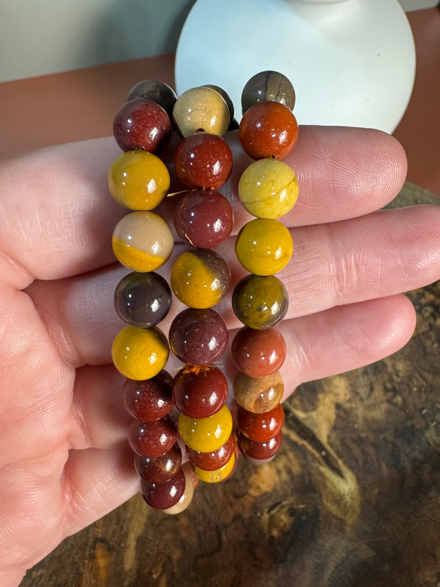 Mookaite Bead Bracelet  - 8mm (Intuitively Selected)