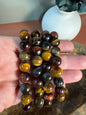 Colorful Tiger's Eye Bead Bracelet - High Quality- 10mm (Intuitively Chosen)