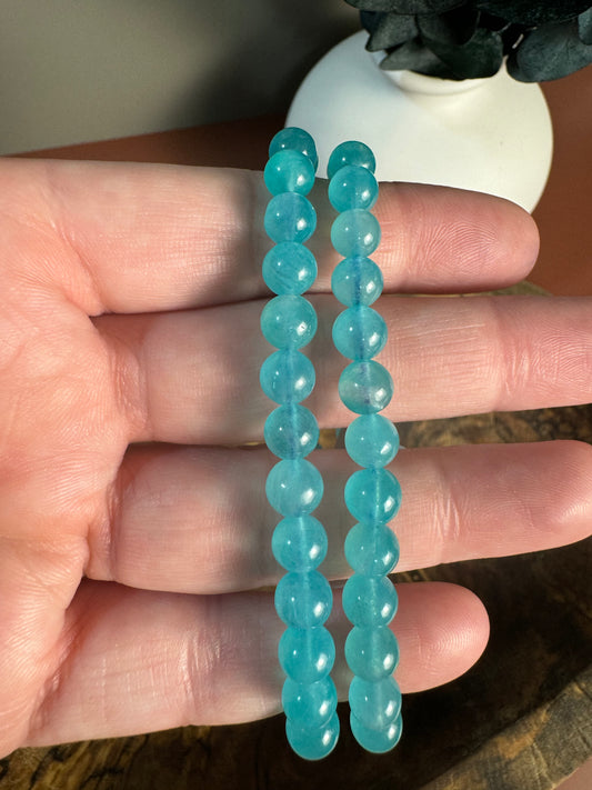 Amazonite Bracelet - High Quality- 7mm (Intuitively Chosen)