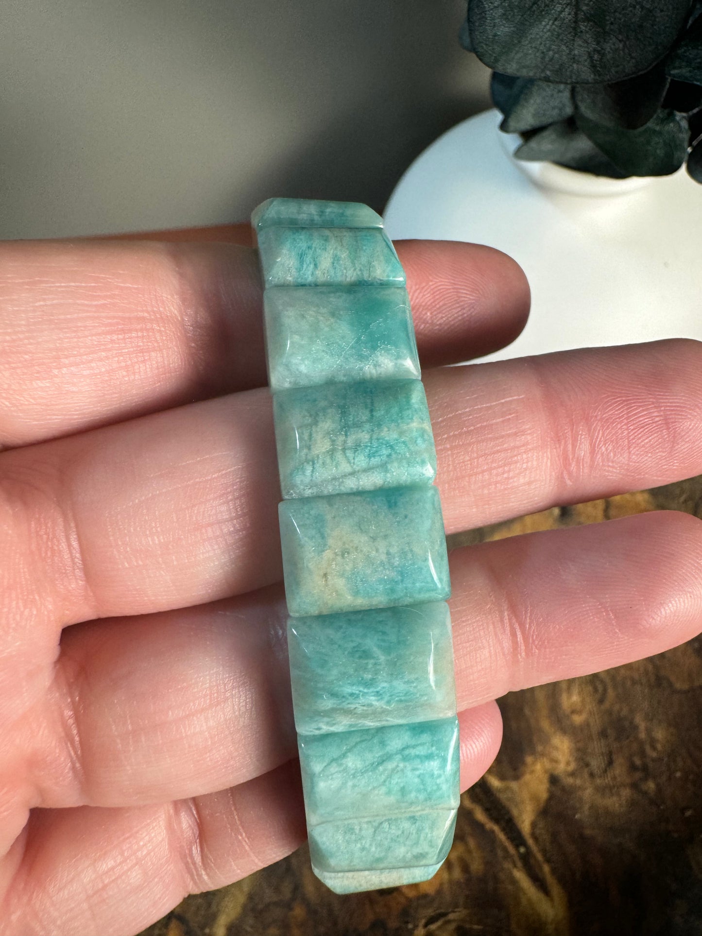 Amazonite Bangle Bracelet