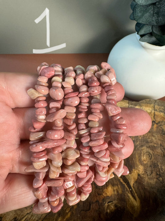 Chip Bracelets (Intuitively Selected - You Choose the Type of Crystal)