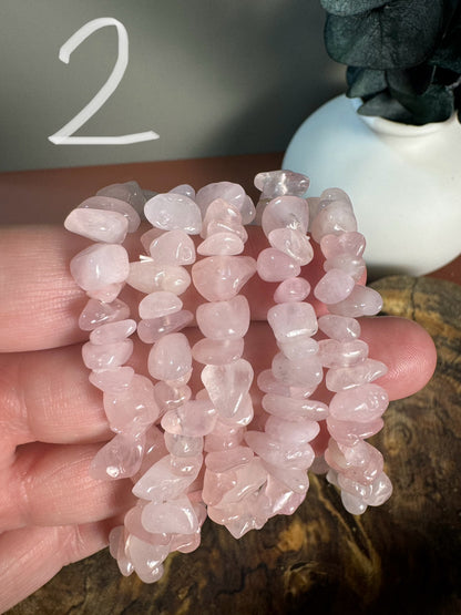 Chip Bracelets (Intuitively Selected - You Choose the Type of Crystal)