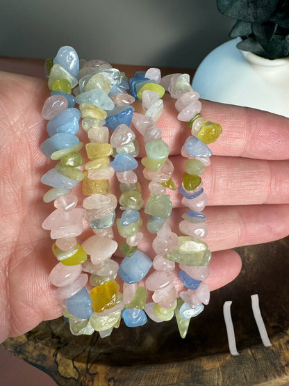 Chip Bracelets (Intuitively Selected - You Choose the Type of Crystal)