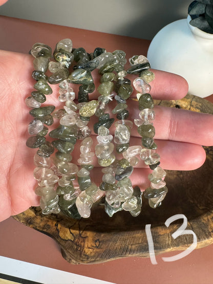 Chip Bracelets (Intuitively Selected - You Choose the Type of Crystal)