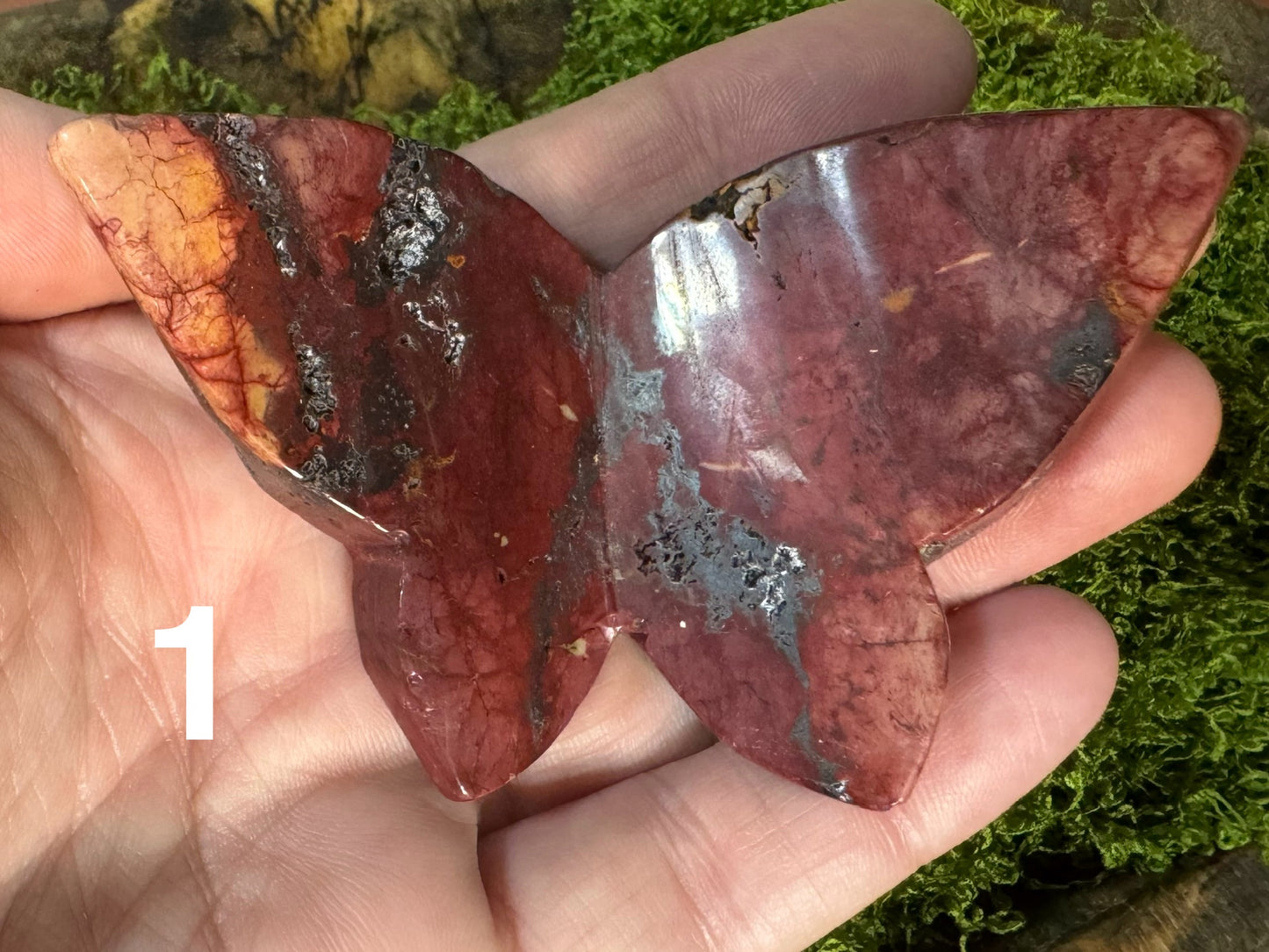 Mookaite 3D Butterfly (You Choose)