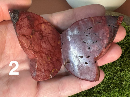 Mookaite 3D Butterfly (You Choose)