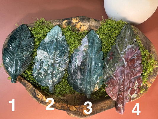 Sea Jasper Leaves (You Choose)