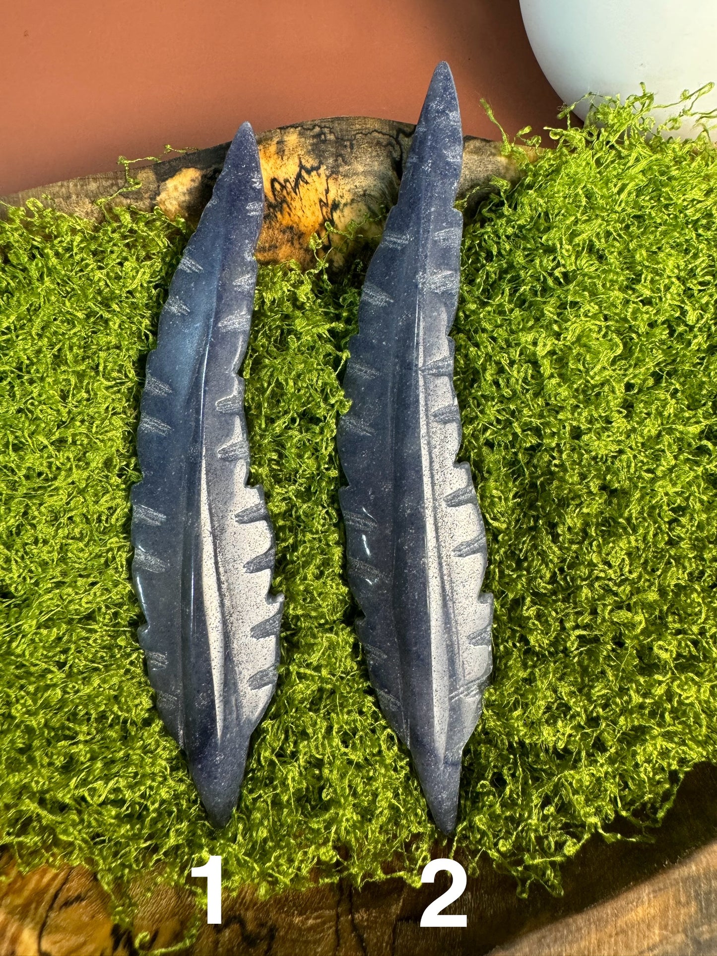 Blue Aventurine Feather (You Choose)