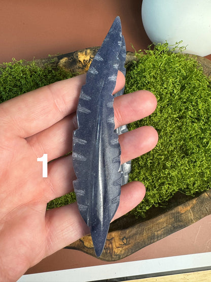 Blue Aventurine Feather (You Choose)