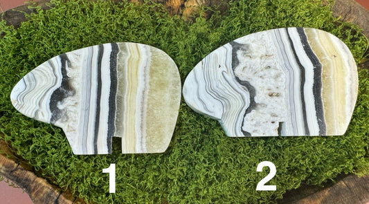 Yellow Banded Calcite Bears (You Choose)